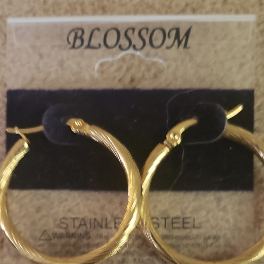 Gold Hoop Earrings (Reserved EJ)